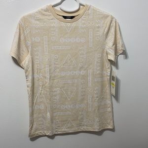 NWT Guess short sleeve cream colored boys T-shirt size 12-14